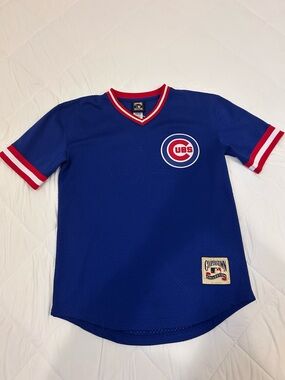 Chicago Cubs Youth Royal Blue Short-Sleeve Baseball Jersey